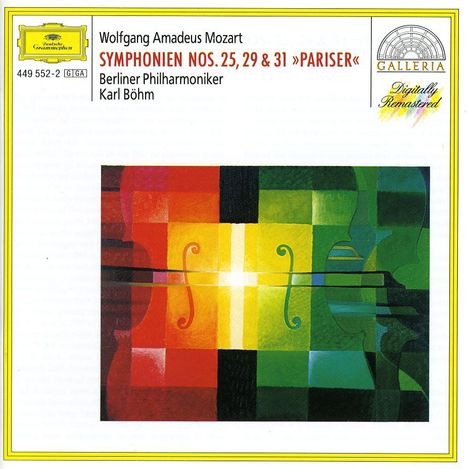 Wolfgang Amadeus Mozart (1756-1791): Symphonien Nr.25,29,31, CD