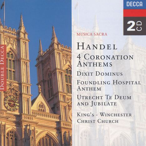 Georg Friedrich Händel (1685-1759): Coronation Anthems, 2 CDs