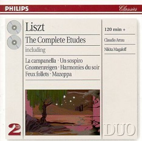 Franz Liszt (1811-1886): Etudes d'execution transcendante, 2 CDs