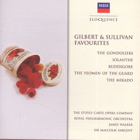 Arthur Sullivan (1842-1900): Gilbert &amp; Sullivan Favourites, CD