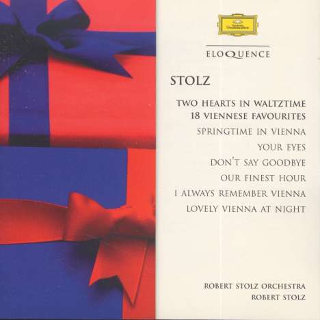 Robert Stolz (1880-1975): Two Hearts in Waltztime - 18 Melodien für Orchester, CD
