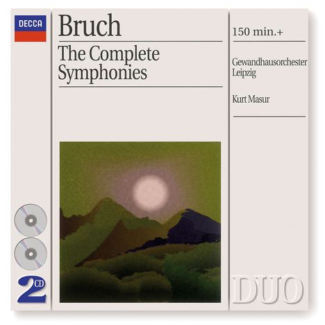 Max Bruch (1838-1920): Symphonien Nr.1-3, 2 CDs