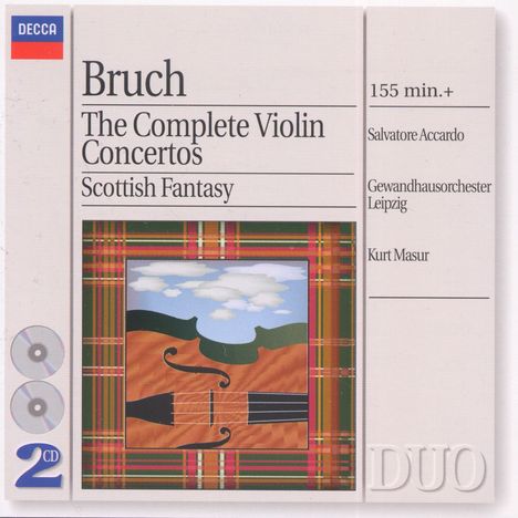 Max Bruch (1838-1920): Violinkonzerte Nr.1-3, 2 CDs