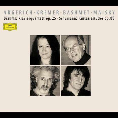 Johannes Brahms (1833-1897): Klavierquartett Nr.1 op.25, CD