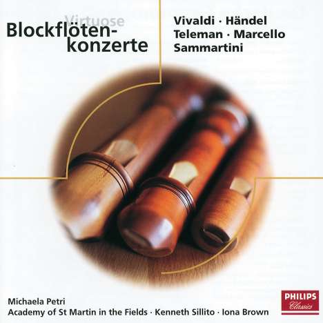 Michala Petri spielt Blockflötenkonzerte, CD