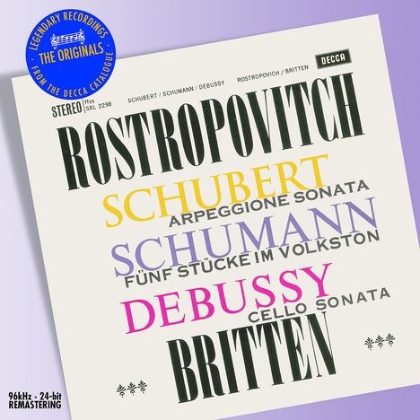 Mstislaw Rostropowitsch &amp; Benjamin Britten, CD
