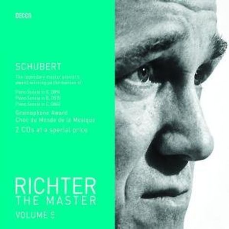 Svjatoslav Richter - The Master Vol.5 (Schubert), 2 CDs