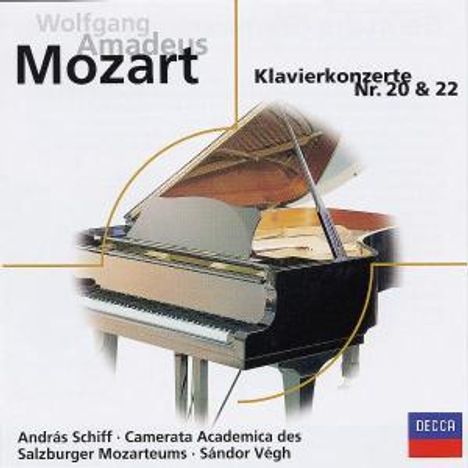 Wolfgang Amadeus Mozart (1756-1791): Klavierkonzerte Nr.20 &amp; 22, CD