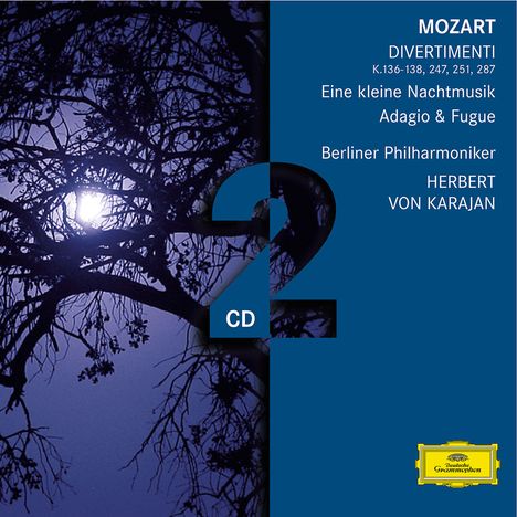Wolfgang Amadeus Mozart (1756-1791): Divertimento KV 136-138,247,251,287, 2 CDs