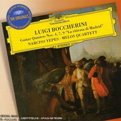 Luigi Boccherini (1743-1805): Gitarrenquintette Nr.4,7,9, CD
