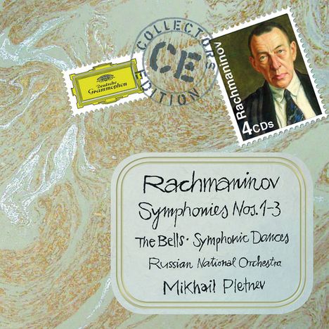 Sergej Rachmaninoff (1873-1943): Symphonien Nr.1-3, 4 CDs