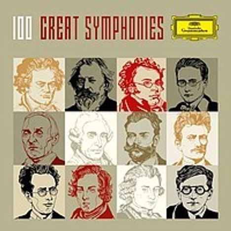 100 Great Symphonies - From Sammartini to Philip Glass, 56 CDs