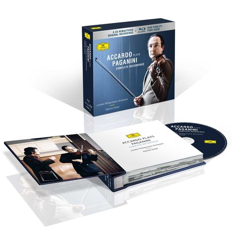 Niccolo Paganini (1782-1840): Violinkonzerte Nr.1-6 (mit Blu-ray Audio), 6 CDs und 1 Blu-ray Disc