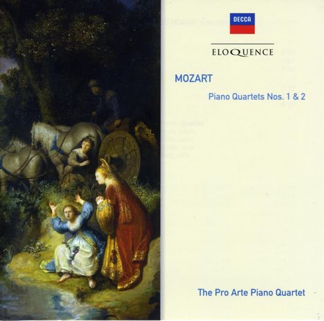 Wolfgang Amadeus Mozart (1756-1791): Klavierquartette Nr.1 &amp; 2, CD