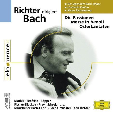 Johann Sebastian Bach (1685-1750): Karl Richter dirigiert geistliche Werke, 10 CDs