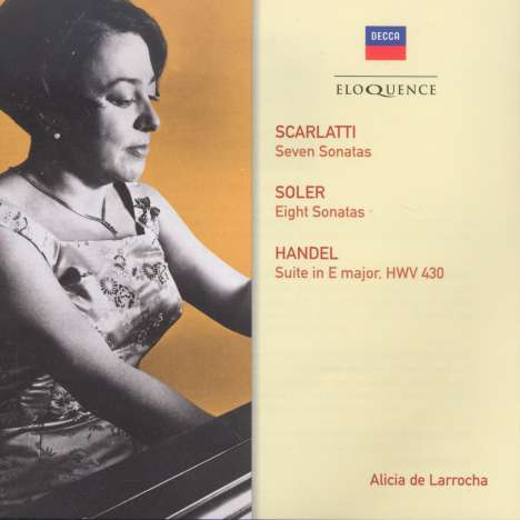 Alicia de Larrocha -  Scarlatti / Soler / Händel, CD