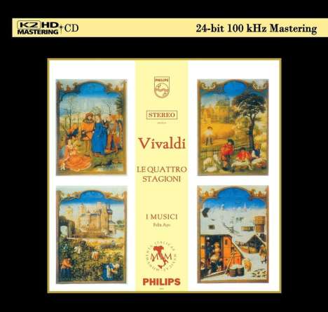 Antonio Vivaldi (1678-1741): Concerti op.8 Nr.1-4 "4 Jahreszeiten" (K2HD), CD