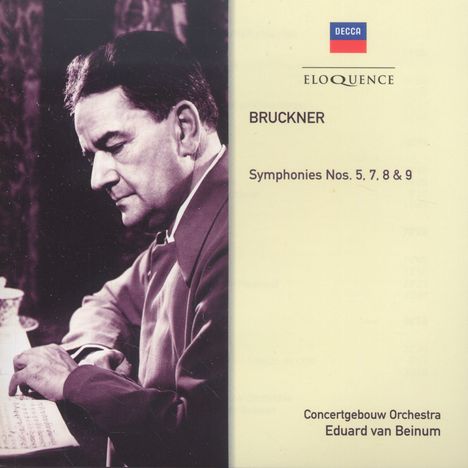 Anton Bruckner (1824-1896): Symphonien Nr.5,7,8,9, 4 CDs