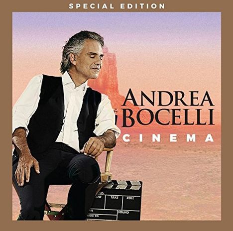 Andrea Bocelli: Cinema (Special Edition), 1 CD und 1 DVD
