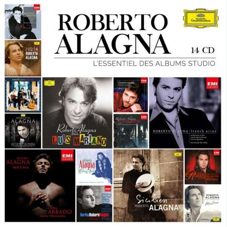 Roberto Alagna - L’Essentiel des Albums Studio, 14 CDs
