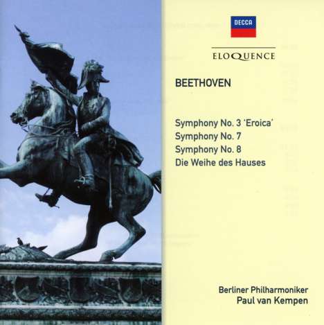 Ludwig van Beethoven (1770-1827): Symphonien Nr.3,7,8, 2 CDs