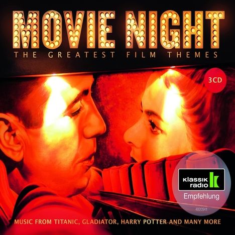 Dave Grusin (geb. 1934): Filmmusik: Movie Night - The Greatest Film Themes, 3 CDs