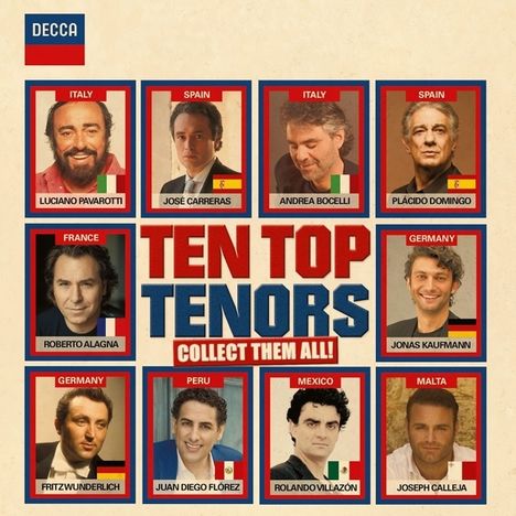 Ten Top Tenors, 2 CDs