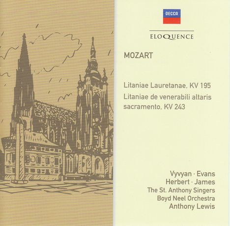Wolfgang Amadeus Mozart (1756-1791): Litaniae Lauretanae KV 195, CD