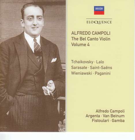 Alfredo Campoli - The Bel Canto Violin Vol.4, 2 CDs