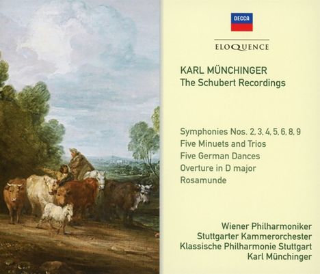 Franz Schubert (1797-1828): Symphonien Nr.2-6,8,9, 4 CDs