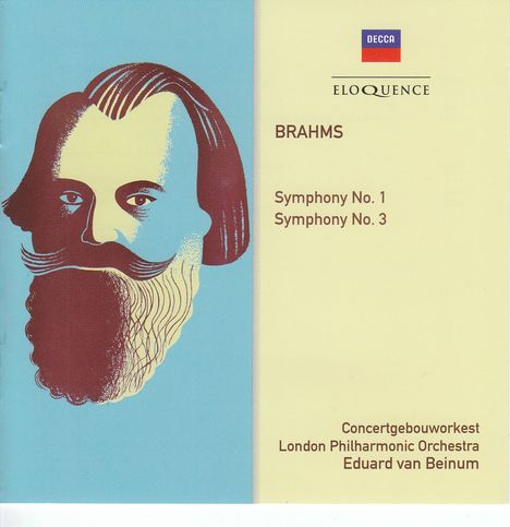 Johannes Brahms (1833-1897): Symphonien Nr.1 &amp; 3, CD