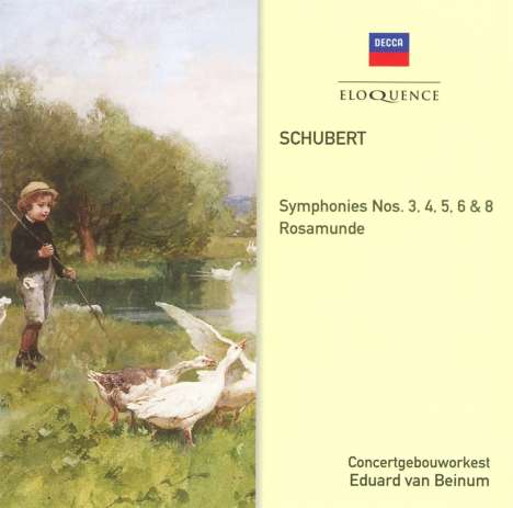 Franz Schubert (1797-1828): Symphonien Nr.3-6,8, 2 CDs