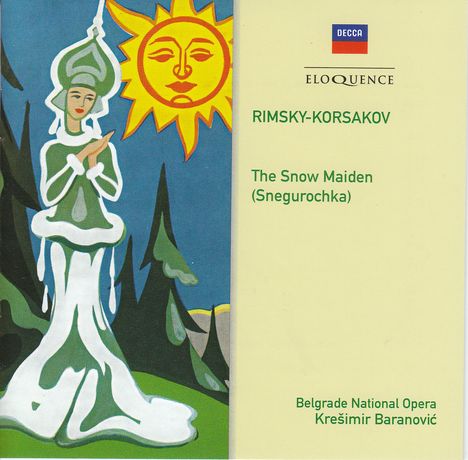 Nikolai Rimsky-Korssakoff (1844-1908): Schneeflöckchen (Snegurotschka), 3 CDs