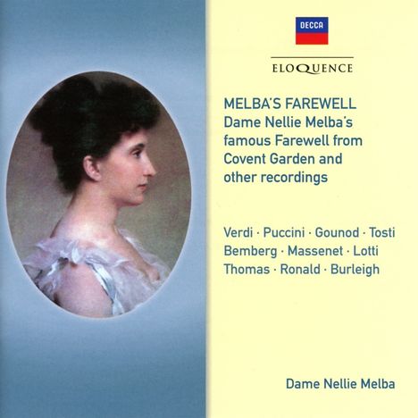 Nellie Melba - Melba's Farewell, CD