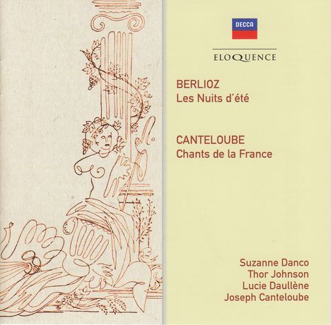 Hector Berlioz (1803-1869): Nuits d'Ete, CD