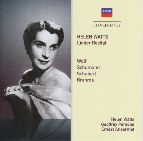 Helen Watts - Lieder Recital, 2 CDs
