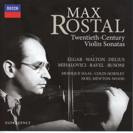 Max Rostal - Twentieth-Century Violin Sonatas, 2 CDs
