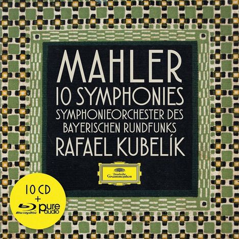 Gustav Mahler (1860-1911): Symphonien Nr.1-10 (mit Blu-ray Audio), 10 CDs und 1 Blu-ray Audio