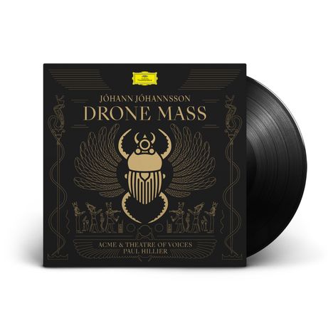 Jóhann Jóhannsson (1969-2018): DroneMass (Messe/Oratorium für Streichquartett,Vokalensemble,Elektronik) (180g), LP