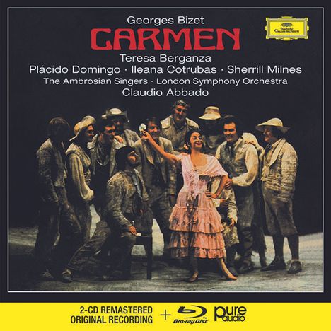 Georges Bizet (1838-1875): Carmen  (Deluxe-Ausgabe mit Blu-ray Audio), 2 CDs und 1 Blu-ray Audio