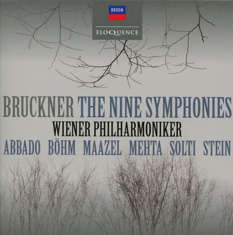 Anton Bruckner (1824-1896): Symphonien Nr.1-9, 9 CDs