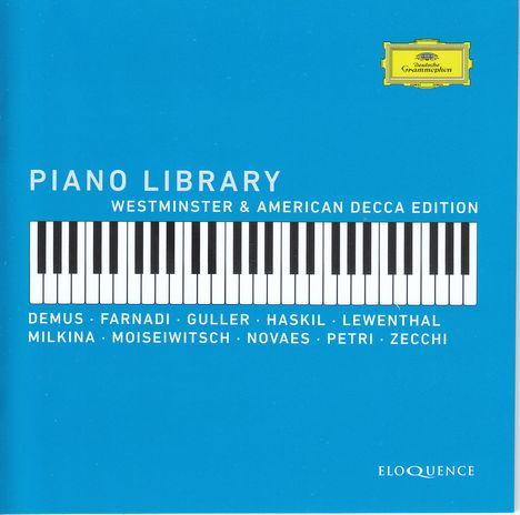 Piano Library - Westminster &amp; American Decca Edition, 21 CDs