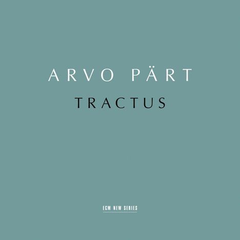 Arvo Pärt (geb. 1935): Werke für Chor und Streichorchester - "Tractus", CD