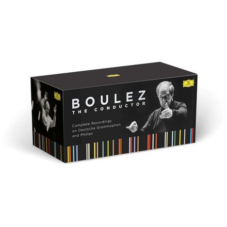 Pierre Boulez, the Conductor - Complete Recordings on Deutsche Grammophon &amp; Philips, 84 CDs und 4 Blu-ray Discs