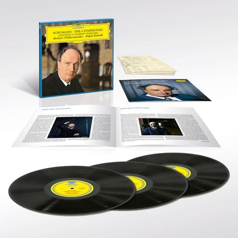 Robert Schumann (1810-1856): Symphonien Nr.1-4 (180g), 3 LPs