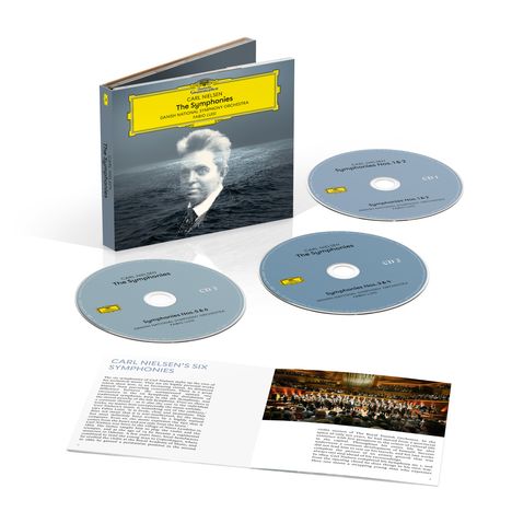 Carl Nielsen (1865-1931): Symphonien Nr.1-6, 3 CDs