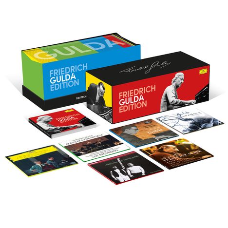 Friedrich Gulda Edition - Recordings on Deutsche Grammophon,Amadeo,Decca,Philips,Accord, 84 CDs und 1 DVD