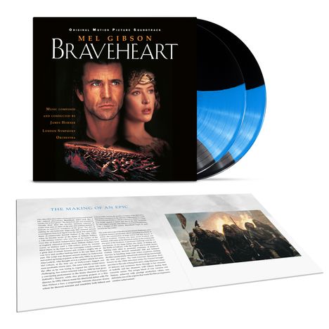 Braveheart (30th Anniversary) (Blue Streak Vinyl) (Limited Edition), 2 LPs
