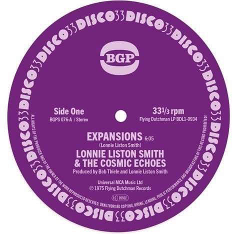 Lonnie Liston Smith (Piano) (geb. 1940): Expansions / Cosmic Funk, Single 7"