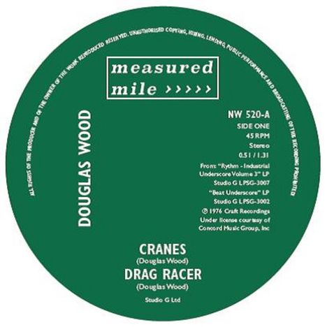 Douglas Wood: Cranes / Drag Racer (7inch Single), Single 7"
